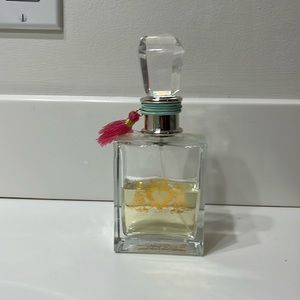 Peace, love and Juicy  Couture Eau de Perfum spray 100ml. Half full.